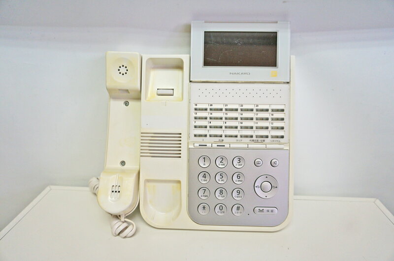 【中古】NAKAYO(ナカヨ) iFシリーズ 2F2シリーズ 24ボタン標準電話機 白 ビジネスホン、標準タイプの電話機 NYC-24iF-SDW 3