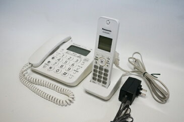【中古】【動作確認済み】パナソニック Panasonic Ru・Ru・Ru Kual エディオンモデル VE-GD240DLE3 家庭用電話機 コードレス1台付き