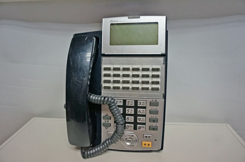 【中古】【画面傷ありのため特価品】NTT αNX 24ボタンスター標準電話機 黒 ビジネスホン、スター配線用、24ボタンの標準タイプの電話機 NX-(24)STEL-(1)(K)