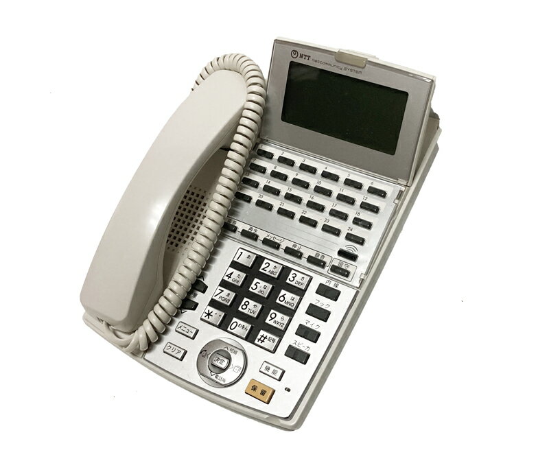 Rakuten - 【中古】【訳あり品/ボタン割れ・はげ有】NTT αNX 24ボタンスター録音電話機 白 ビジネスホン、スター配線用、最大15分の留守番電話と通話中録音機能が利用可能 NX-(24)RECSTEL-(1)(W)※複数台ある為、写真はイメージとなります。