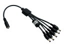 【新品・塚本無線】WTW-CA5W ・防犯カメラ用電源分配ケーブル ・5分配コード発注商品の為ご注文後のキャンセル、返品、交換(初期不良以外)は出来ません。(3)
