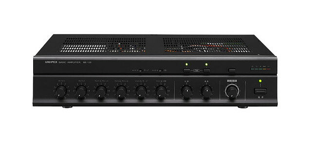 Rakuten - 【新品】【UNI-PEX】卓上形ベーシックアンプ BE-120 構内放送 音響設備