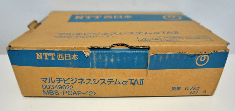 【新古品】NTT マルチビジネスシステムαTA　MBS-PCAP(2)