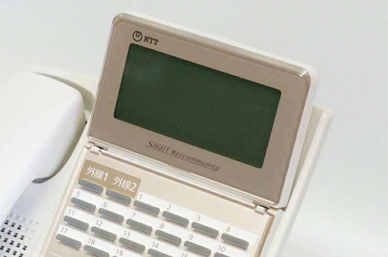 【中古】 A1-(24)IPFSTEL-(B1)(W) NTTスマートネットコミュニティ αB1 24ボタンスターISDN停電電話機 白 A1-24IPFSTEL-B1-W【動作試験・クリーニング済】 2