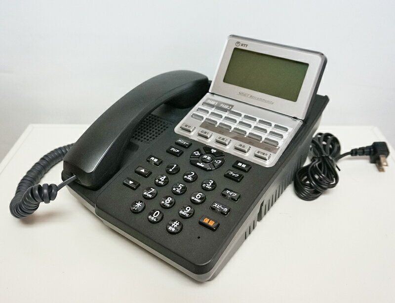 【中古】 B1-ARM-(1)(K) NTTスマートネットコミュニティ αB1用 アナログ主装置内蔵電話機 黒 B1-ARM-1K B1-ARM 【動作試験・クリーニング済】