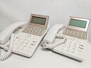【中古】2台セット品 黄ばみや受話器傷、取れない汚れ有のため特価品 A1-(24)IPFSTEL-(B1)(W) NTTスマートネットコミュニティ αB1 24...