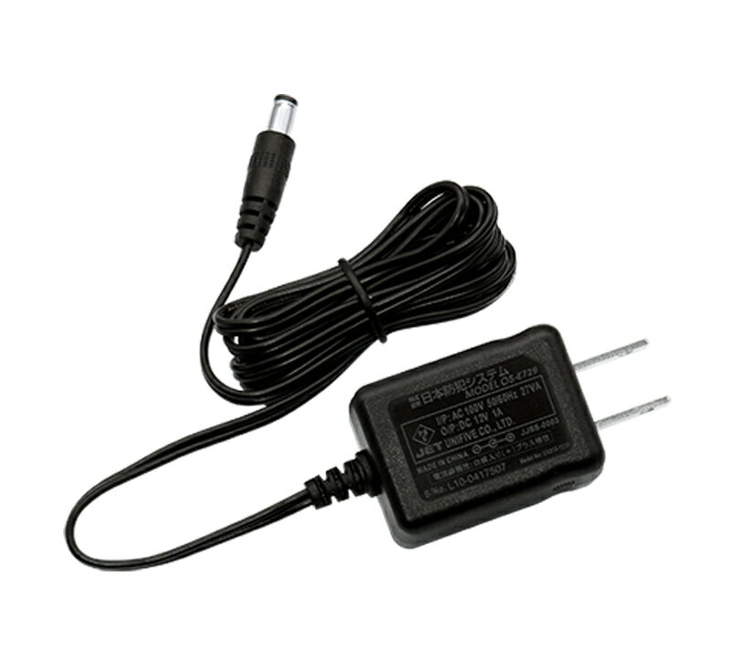 【機能・特徴】 小型サイズのACアダプタ。 AC100VをDC12V（1A）に変換。 接続コネクタ（DCP）は2.1φセンタープラス（+）。 【基本仕様】 AC入力 AC100V、50 / 60Hz、300mA（最大） 突入電流 40A（最大） 効率 82.96％（最小） 待機電力 0.1W以下 DC出力 DC12V±5％、1A（最大） 保護機能 過電流（自動復帰）、短絡（自動復帰）、過電圧（自動復帰） 使用温度範囲 0～+40℃（湿度5～95％RH） ケーブル長 約160cm 外形寸法 約33.3(幅)×25.4(高)×45.8(奥)mm 質量 約67g