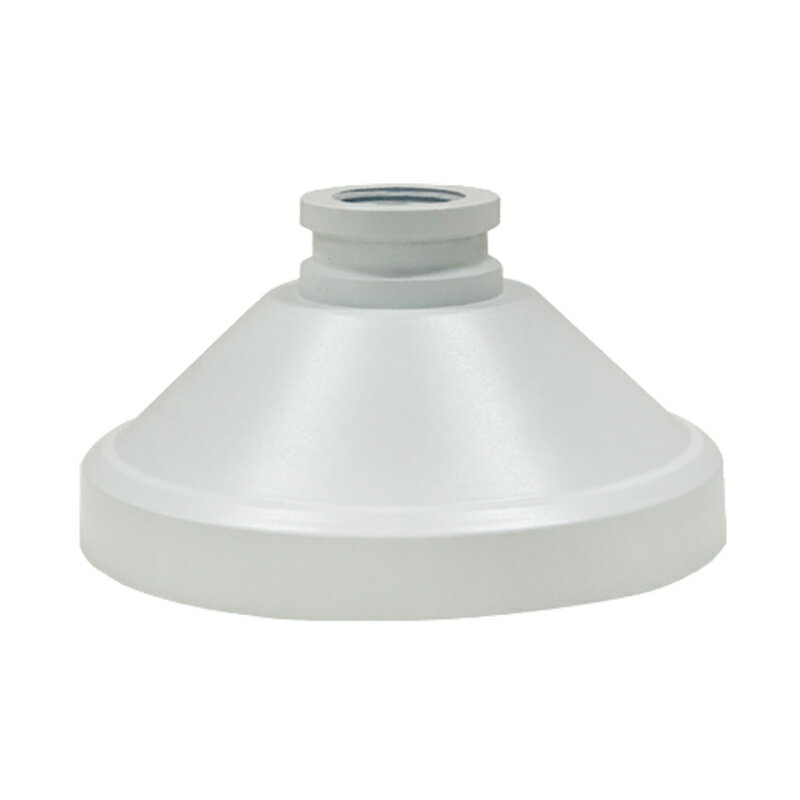 全方位カメラの設置を可能にするマウントアダプタです。PF-EA038やPF-EA039など、他のブラケットと組み合わせることで壁面やポールなどへの設置が可能になります。 【基本仕様】 ボディ素材 アルミニウム 使用場所 屋内外 外形寸法 約144mm（径）×67mm（高） 質量 約220g カラー ホワイト