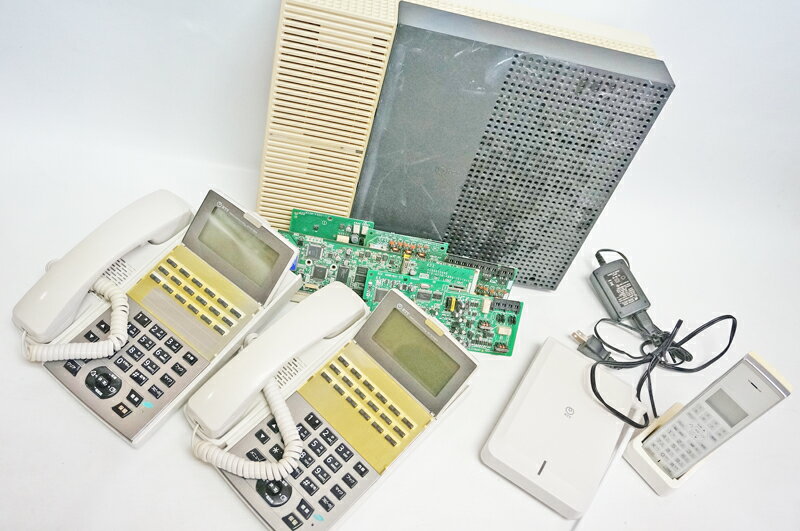 【中古】【黄ばみ有】NTT αNX2 NX2-Sタイプ主装置 NX2S-ME NX2-18STEL(W)(1)セット品 NX2-DECL-PSSET(1..