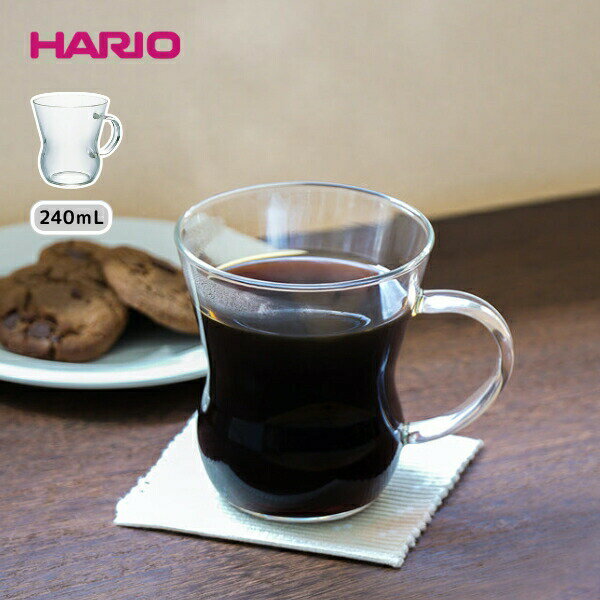【ラッピング無料】 ハリオ 耐熱ウーロンマグ すき 240mL HUT-8T コップ 耐熱ガラス ホット アイス 食..
