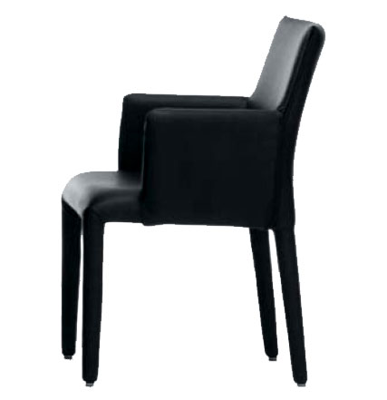 乐天商城 - アームチェア ブラック BK 椅子 モダン 肘付きダイニングチェアー 2色(ホワイト、ブラック) 送料無料 デザイナーズ レザーチェア ブラック 黒 QSM-220 t003-m056-msc-ach710 chair 家具