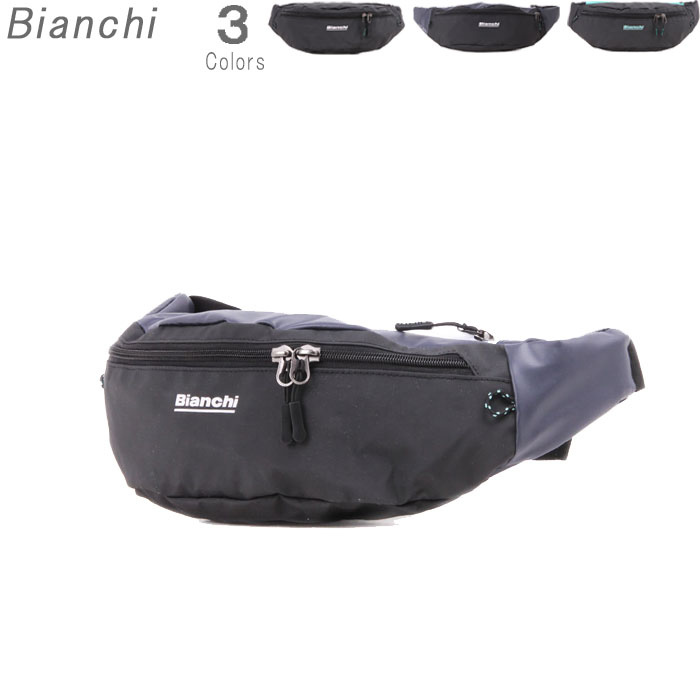 Bianchi ボディバッグ メンズ ウエストバッグ 抗菌ポケット装備モデル クロ コン クロ/ブルー Bianchi ビアンキ ボデーバッグ ボディバッグ 斜め掛け カバン かばん バック バッグ 男性 女性 メンズ レディース かっこいい おしゃれ 送料無料 【QSM-100】【P10】