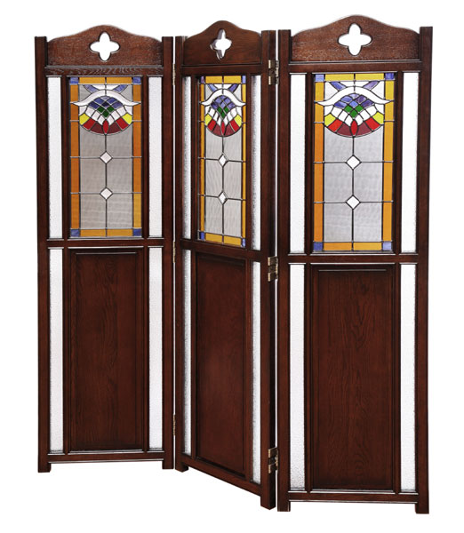 三折スクリーン イギリス式 アンティーク調 衝立 スクリーン 間仕切り 送料無料 輸入家具 GOK QOG-60 ..