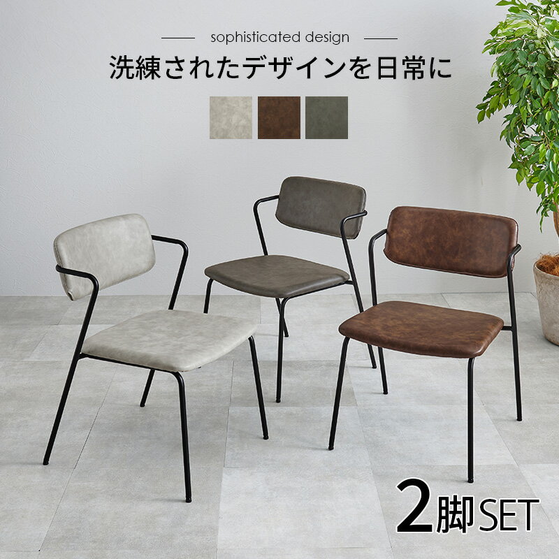 チェア ダイニングチェア 2脚セット 映える背もたれ 細身のスチール 異素材の組み合わせ エイジング加工 アジャスター付 デザインチェア デザイン チェアー ヴィンテージ イス おしゃれ オシャレ お洒落 QSM-180 chair