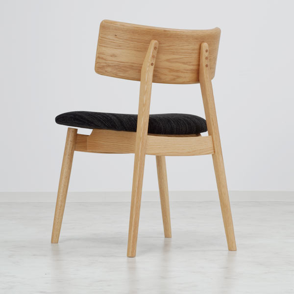 乐天商城 - ダイニングチェア 2脚セット レッドオーク材 NTC-103 椅子 ファブリック チェア チュラル系 ブラック系 ダイニングチェア 食卓チェア 食卓椅子 いす イス 天然木 JTカンパニー社製 LARGO Chair ラルゴ チェアー QSM-220 家具 クレセント