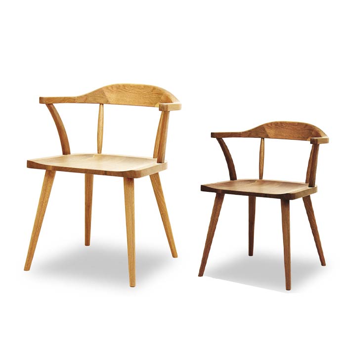 ダイニングチェア 幅55.5cm 椅子 1脚 イス オーク 無垢材 天然木 低ホルムアルデヒド 安心安全家具 健康家具 食卓 食事用 キッチンチェ..