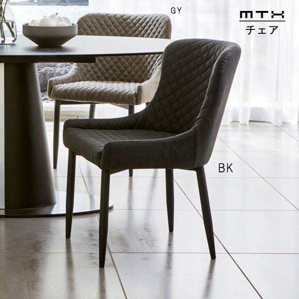 乐天商城 - ダイニングチェアー PUレザー スチール脚 ブラック 合皮 QST-220 モダン 北欧 chair 家具