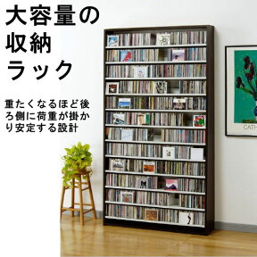 CD DVD ラック 最大 CD 収納枚数1284枚！最大 DVD 収納枚数560枚！ディスプレイ 大容量 幅109cm 送料無料 【メーカー直送】 【QSM-260】t005-m135-cts-cs1284【K5】