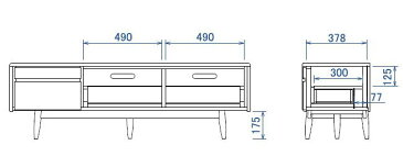 テレビ台 幅150cm ナチュラル ナラ天然無垢 オイル仕上げ シンプルデザイン 北欧テイスト テレビ台 ローボード テレビボード リビングボード TVボード テレビローボード【地域限定開梱設置　】メンテナンスキットプレゼント！【特】【開梱設置送料無料】【QOG-260】【2D】