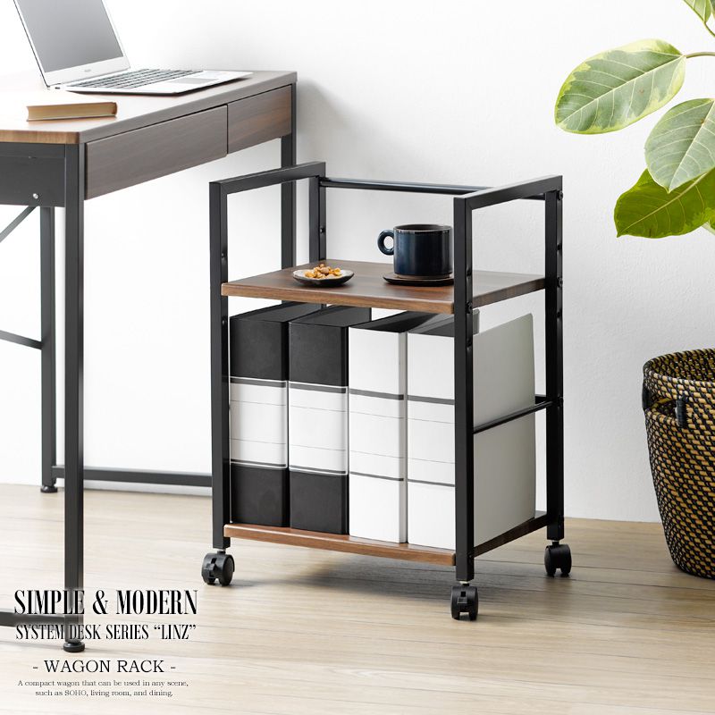 デスクワゴン キッチンラック キャスター付き デスク下ワゴン サイドワゴン サイドラック 収納ワゴン ..