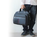 メンズ ビジネス バッグ 幅40cm 2WAY ナイロン PC対応 A4ファイル対応 底マチ伸張式 キャリーバー通し 自立 ビジネスバック ブリーフケース 型が...