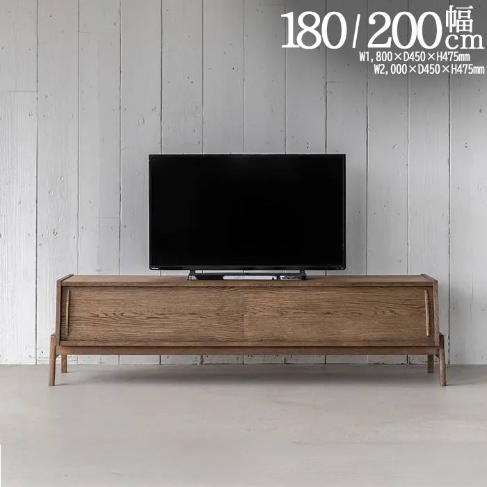 【ポイント10倍】 テレビボード パイン古材 風合い ステンレス 銅メッキ取っ手 水性塗装 ワックス仕上げ ガラス レトロ ディスプレイ アンティーク風 幅170cm GOK QOG-100 家具