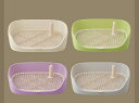 犬 トイレトレー 40*30*11cm 小型犬 トイレ ワイド 保護掃除が簡単 ペットトイレ トレーニングトイレ メッシュトレ メッシュトレー 犬トイレトレー 柱付き 訓練しやすい 飛び散り防止壁プレート付き 40*30*11cm(4)
