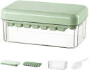 製氷皿 【氷を1秒で取り出す】【食品衛生法適合済】製氷機 氷作る容器 二重機能 蓋付き 四角氷 大容量 家庭用 小分け プラスチック 長方形