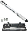 トルクレンチ タイヤ交換工具 レンチ 車用 バイク用 トルクスレンチ 差込角12.7mm (1/2インチ) 28-210N.m 精度±3% プレセット型トルクレ...