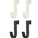 フック ドアフック S字フック ゴミ袋ハンガー 引っ掛けフック ドアハンガーフック 取付け簡単 4個セット