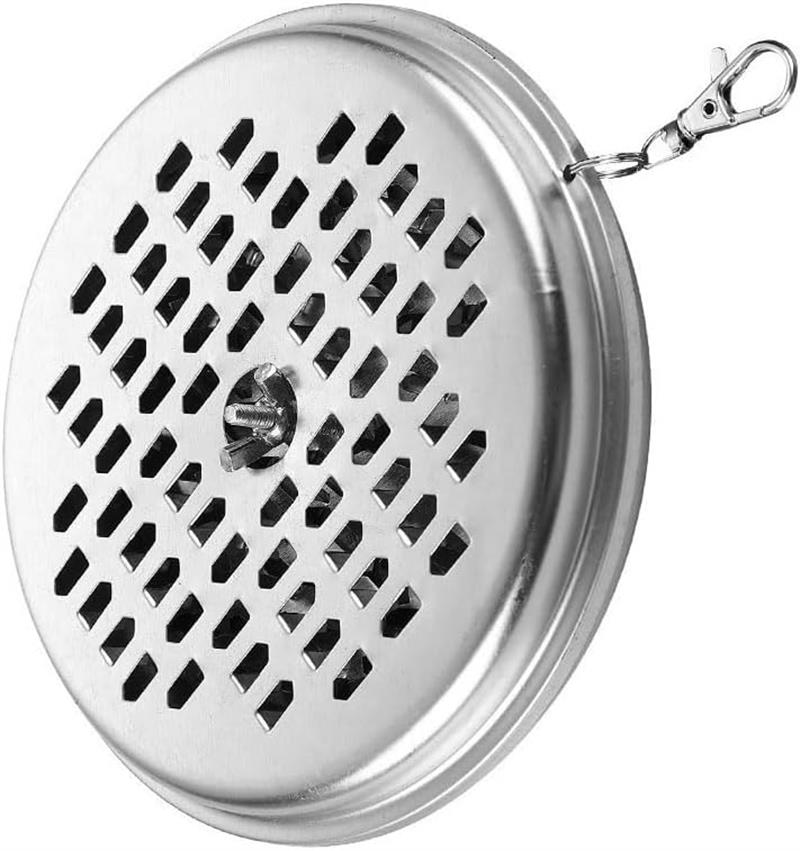 蚊取り線香 ステンレス鋼製 蚊取 耐熱・耐火性 蚊遣り器 線香皿 携帯用 屋内 屋外 香取線香 ホルダー 蚊取り線香入れ 蓋付き 蚊遣り器 ぶら下がっているのサムネイル