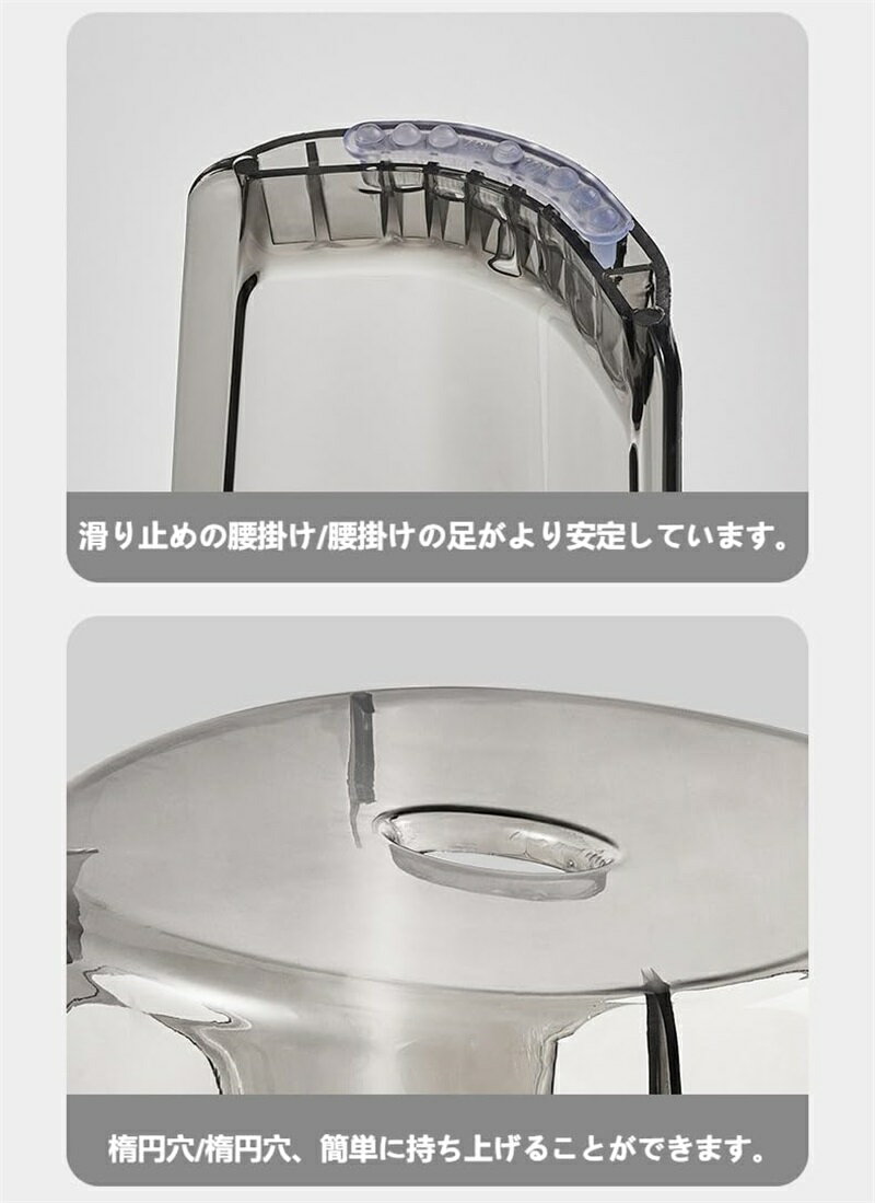 風呂椅子 透明椅子 バスチェアのイメージ
