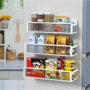 調味料ラック マグネット式 強力 キッチン収納 スパイスラック 調味料入れ サイドラックマグネット 壁面 収納 冷蔵庫横 洗濯機に対応 多機能 便利グッズ シン...