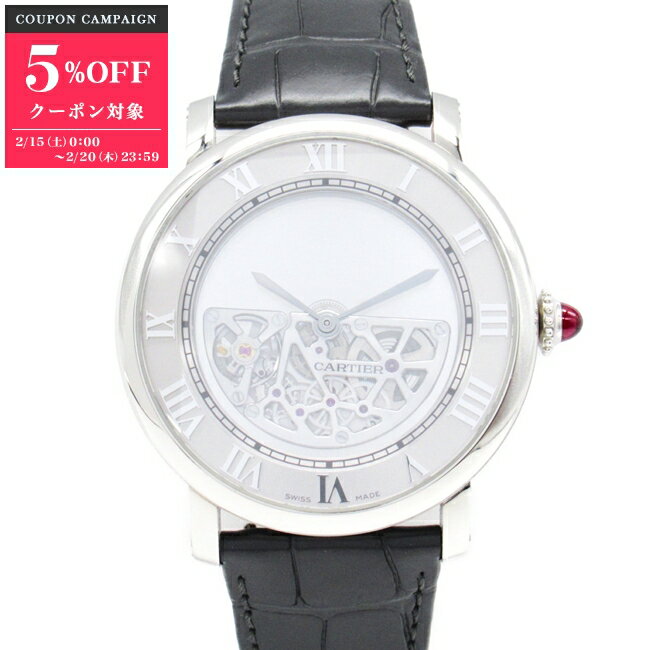 5%OFFݥоݡۥƥ CARTIER ޥ ߥƥ塼 ӻ  Pt950ץ   졼 ȥ WHRO0078...