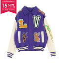 【15%OFFクーポン対象】ルイ・ヴィトン LOUIS VUITTON Multi Patch Mixed Leather Varsity Blouson Fi...