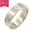 カルティエ CARTIER ラブリング リング・指輪 ジュエリー K18WG(ホワイトゴールド) メンズ レディース シルバー系 【中古】【0424-15cp】