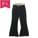 シャネル CHANEL デニムパンツ デニムパンツ 衣料品 ボトムス コットン レディース ブラック系 P74475V67295 【中古】