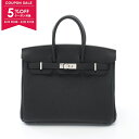 エルメス HERMES バーキン25 ハンドバッグ バッグ レザー トゴ トゴ レディース ブラック系 【中古】