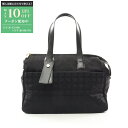 【最大10万円OFFクーポン配布中】シャネル CHANEL ニュートラベルライン ボストンバッグ バッグ レザー ナイロンキャンバス レディース ブラック系 A...