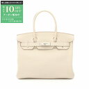 エルメス HERMES バーキン30 クレ ハンドバッグ バッグ トゴ トゴ レディース ホワイト系 030520CK 【中古】