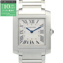 【最大10万円OFFクーポン配布中】カルティエ CARTIER タンクフランセーズ MM 腕時計 時計 ステンレススチール ボーイズ シルバー系 WSTA007...