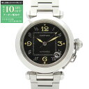 【最大10万円OFFクーポン配布中】カルティエ CARTIER パシャC 腕時計 時計 ステンレススチール ボーイズ ブラック系 W31043M7 【中古】