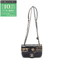【最大10万円OFFクーポン配布中】シャネル CHANEL ミニマトラッセ ショルダーバッグ バッグ レザー レディース ブラック系 A35200 【中古】