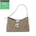 【最大10万円OFFクーポン配布中】フェンディ FENDI ズッカ ショルダーバッグ バッグ キャンバス レザー レディース ブラウン系 【中古】