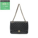 【最大10万円OFFクーポン配布中】シャネル CHANEL デカマトラッセ ショルダーバッグ バッグ ラムスキン(羊革) レディース ブラック系 【中古】