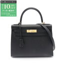 【最大10万円OFFクーポン配布中】エルメス HERMES ケリー28 ハンドバッグ バッグ ヴォーエプソン ヴォーエプソン レディース ブラック系 04231...