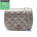 【最大10万円OFFクーポン配布中】シャネル CHANEL ショルダーバッグ バッグ レザー レディース シルバー系 AP2344 【中古】