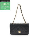 【最大10万円OFFクーポン配布中】シャネル CHANEL マトラッセ Wフラップ ショルダーバッグ バッグ ラムスキン(羊革) レディース ブラック系 A01...