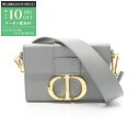 【最大10万円OFFクーポン配布中】ディオール Dior 30 モンテーニュ ショルダーバッグ バッグ レザー レディース グレー系 【中古】