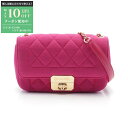 【最大10万円OFFクーポン配布中】シャネル CHANEL シックミー マトラッセ ショルダーバッグ バッグ コットンジャージ レディース ピンク系 【中古】